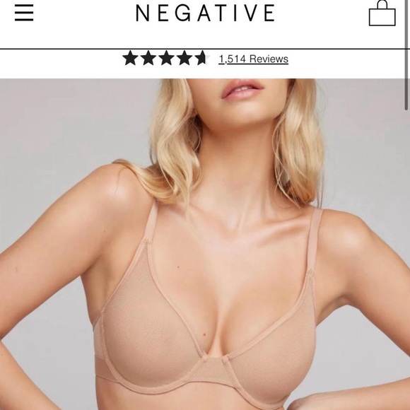 Negative Underwear Sieve Demi Bra in Buff - Picture 1 of 8